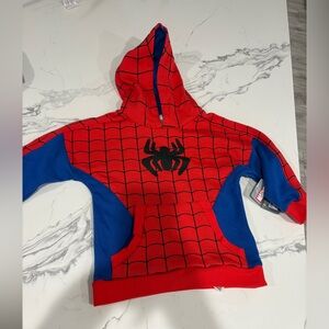 Brand new spider man sweater toddler